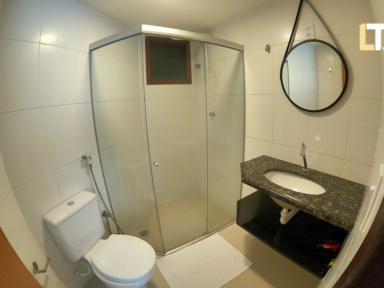 2 Bedroom Apartment Beira Mar Pajuçara. View to natural pool