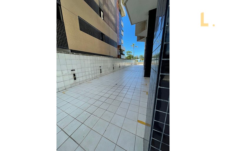 2 Bedroom Apartment Beira Mar Pajuçara. View to natural pool