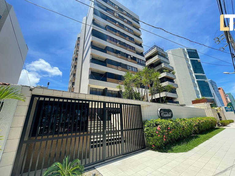 2 Bedroom Apartment Beira Mar Pajuçara. View to natural pool