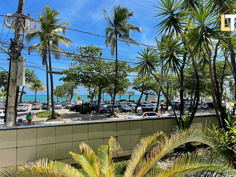 2 Bedroom Apartment Beira Mar Pajuçara. View to natural pool
