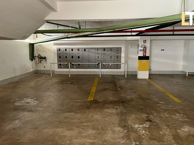 Habitación y Salón a 200mt playa Ponta Verde con 2 baños