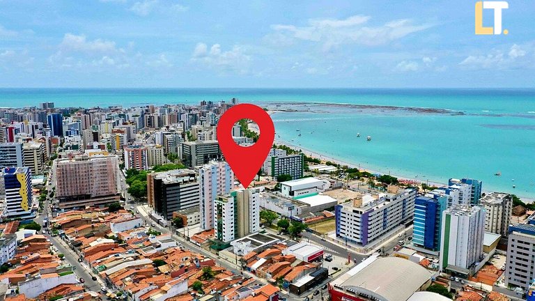 Galés da Pajuçara | 2 Quartos vista mar (Piscina)