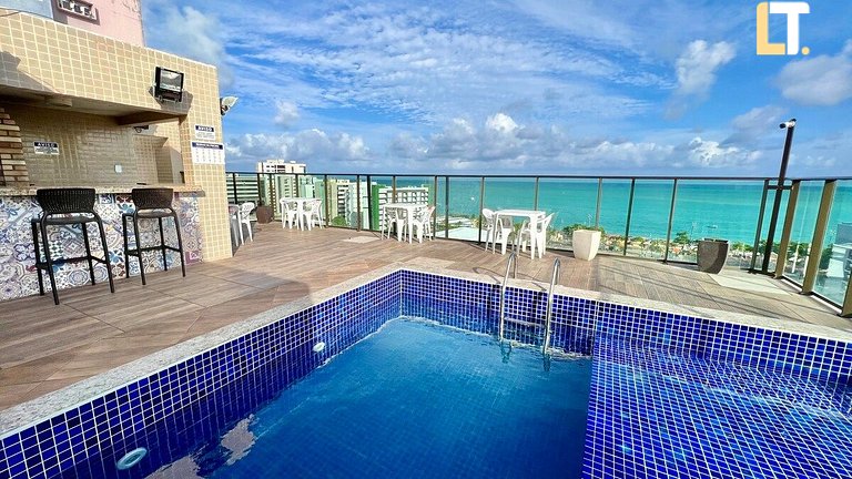 Galés da Pajuçara | 2 Quartos vista mar (Piscina)