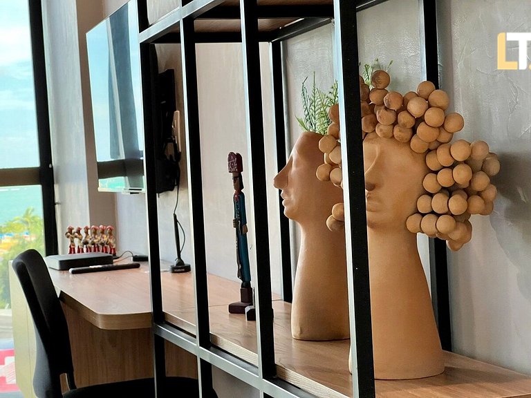 Galés da Pajuçara | 2 Quartos vista mar (Piscina)