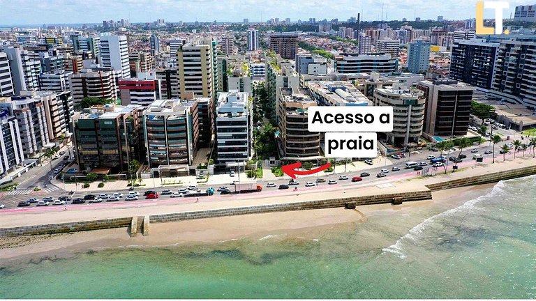 Condomínio Beira-Mar JTR 114 | Piscina | Wi-fi