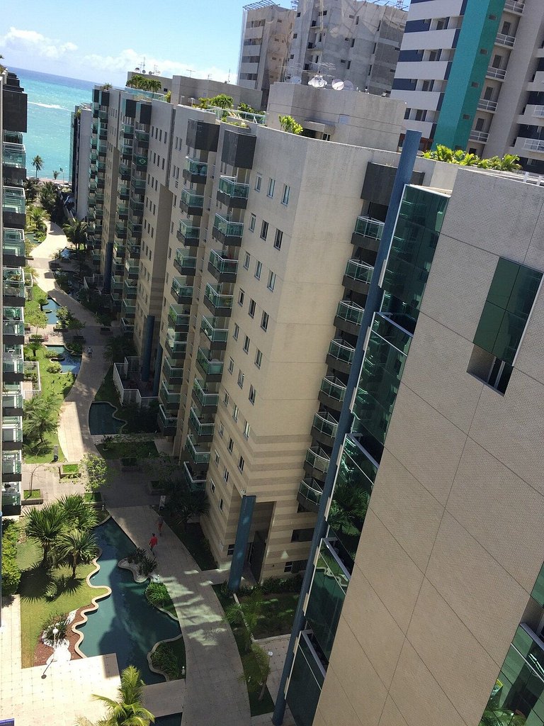 Condomínio Beira-Mar JTR 114 | Piscina | Wi-fi
