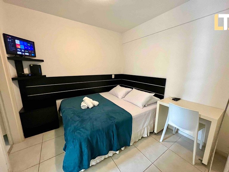 Condomínio Beira-Mar JTR 114 | Piscina | Wi-fi