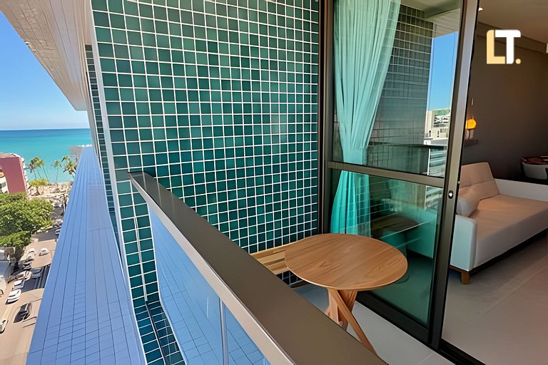 Smart 1107 | Piscina | Academia | a 150m Beira Mar