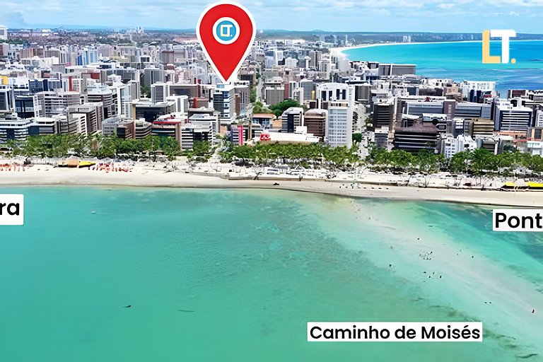 Smart 1107 | Piscina | Academia | a 150m Beira Mar