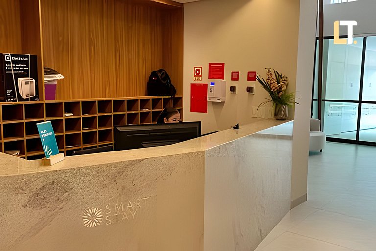 Smart 1107 | Piscina | Academia | a 150m Beira Mar