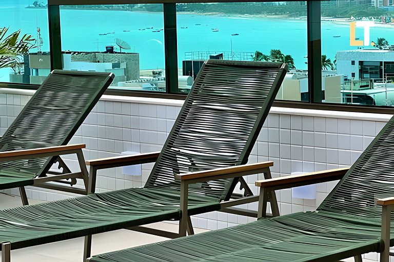 Smart 1107 | Piscina | Academia | a 150m Beira Mar