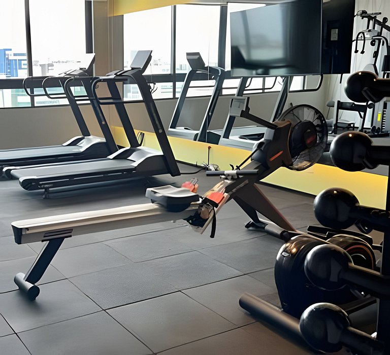 Smart 1107 | Piscina | Academia | a 150m Beira Mar