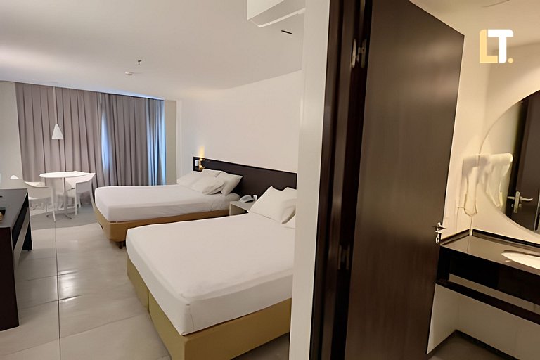 Hotel Ritz Suítes | Flat632 | Quarto com Vista mar