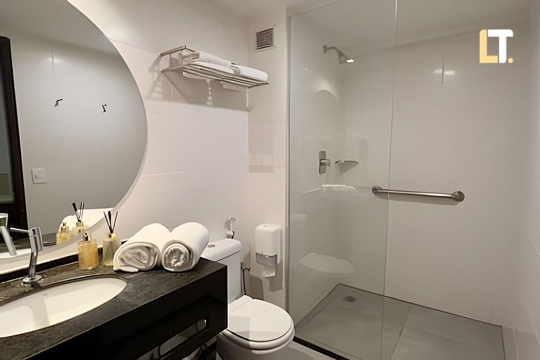 Hotel Ritz Suítes | Flat632 | Quarto com Vista mar