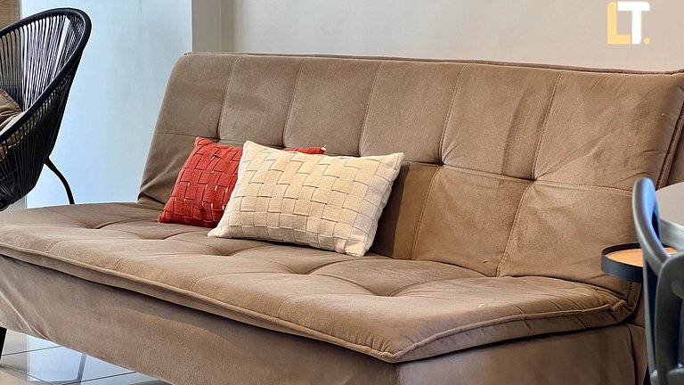 2 Bedroom Apartment Beira Mar Pajuçara. View to natural pool