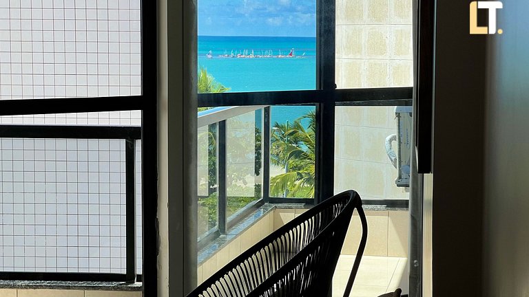 2 Bedroom Apartment Beira Mar Pajuçara. View to natural pool