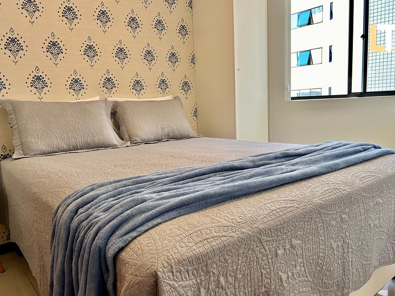 Apt 2 Dormitorios Beira Mar Pajuçara.vista a piscina natural