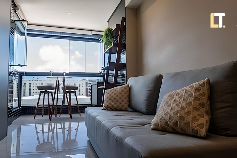 Apartamento na Jatiuca com Vista Mar e Piscina