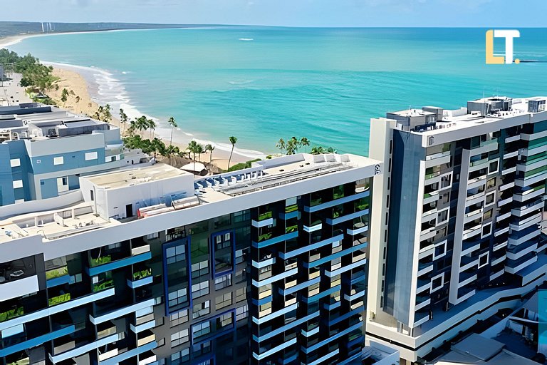 Apartamento na Jatiuca com Vista Mar e Piscina