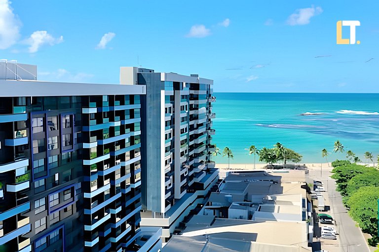 Apartamento na Jatiuca com Vista Mar e Piscina