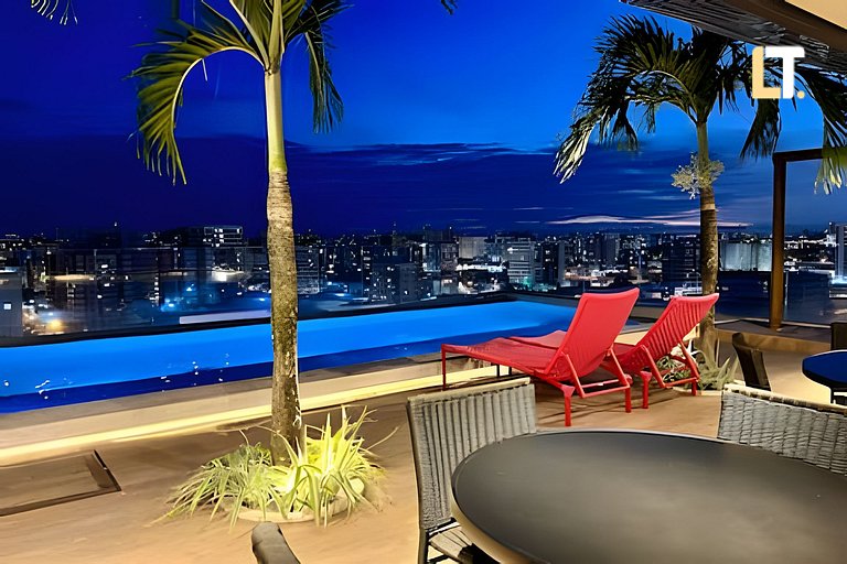 Apartamento na Jatiuca com Vista Mar e Piscina