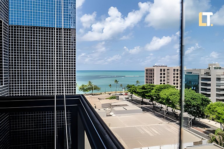 Apartamento na Jatiuca com Vista Mar e Piscina