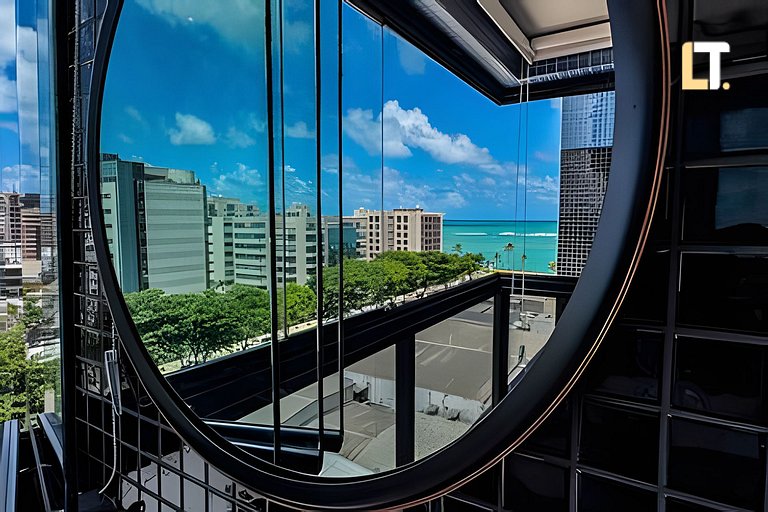 Apartamento na Jatiuca com Vista Mar e Piscina