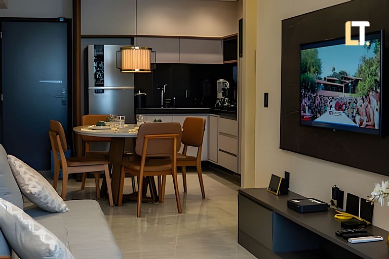 Apartamento na Jatiuca com Vista Mar e Piscina
