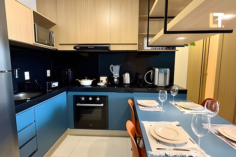 SKY 715 l Varanda com vista mar