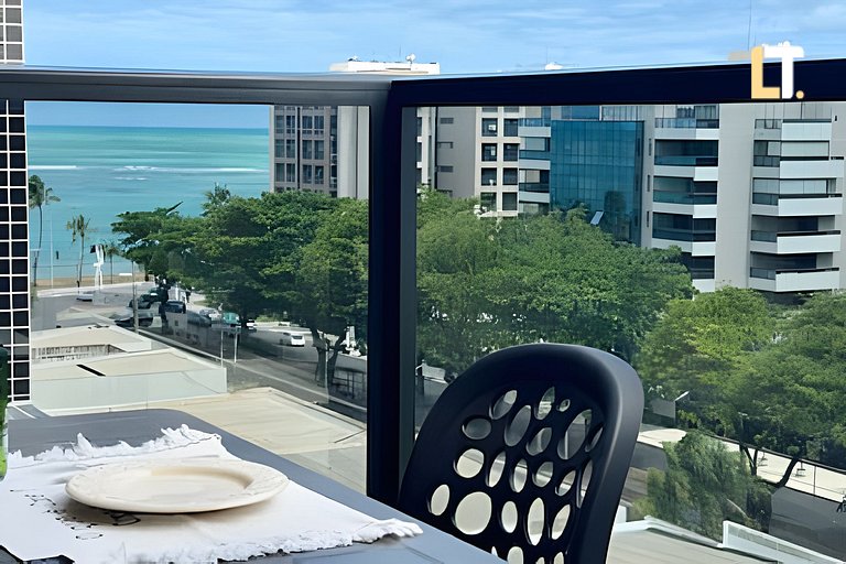 SKY 715 l Varanda com vista mar