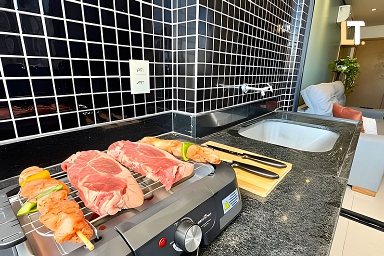 SKY 715 l Varanda com vista mar