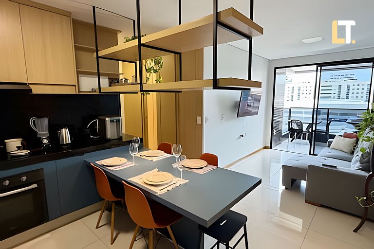 SKY 715 l Varanda com vista mar