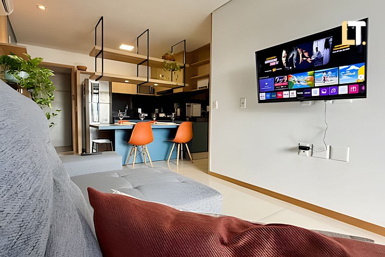 SKY 715 l Varanda com vista mar