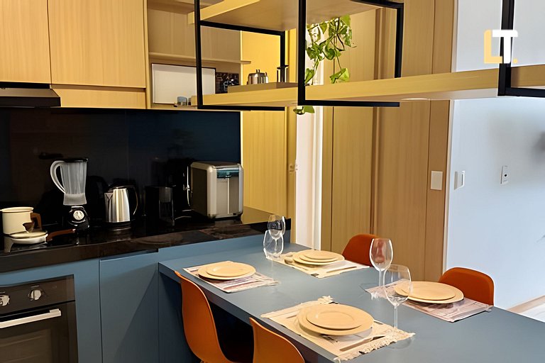 SKY 715 l Varanda com vista mar