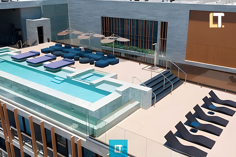 New Time 1101 | Beira-mar com vista do alto