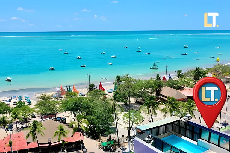 NEO328 | Beira mar de Pajuçara com vista mar!