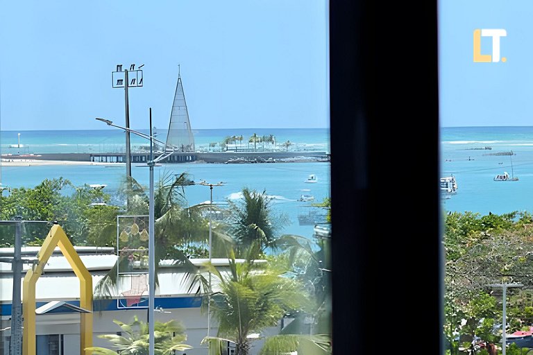 NEO328 | Beira mar de Pajuçara com vista mar!