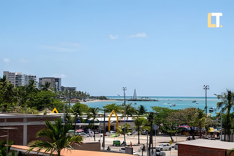 NEO328 | Beira mar de Pajuçara com vista mar!