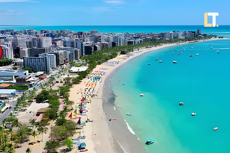 NEO328 | Beira mar de Pajuçara com vista mar!