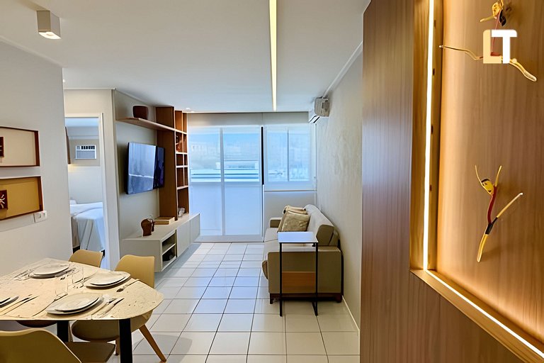 NEO328 | Beira mar de Pajuçara com vista mar!