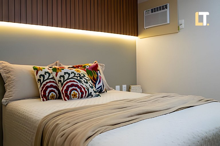 NEO328 | Beira mar de Pajuçara com vista mar!