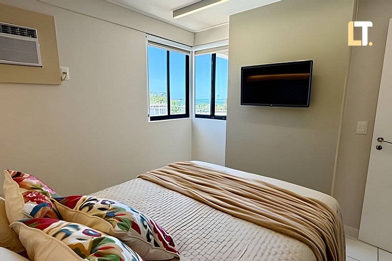 NEO328 | Beira mar de Pajuçara com vista mar!