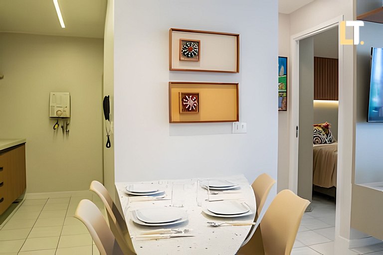 NEO328 | Beira mar de Pajuçara com vista mar!