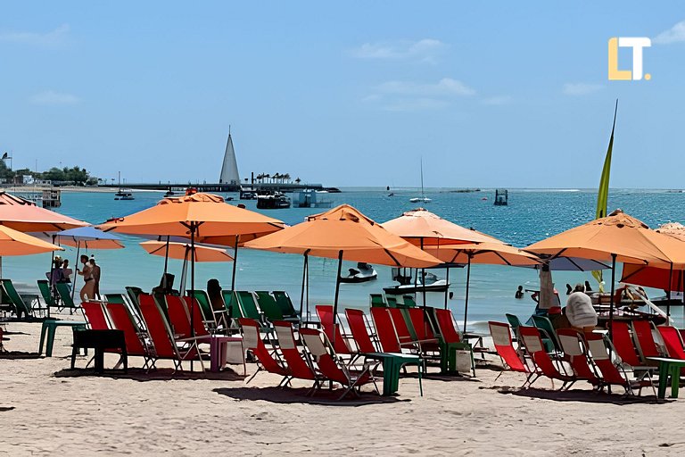 NEO328 | Beira mar de Pajuçara com vista mar!