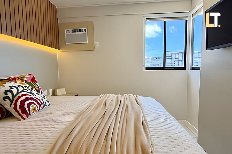 NEO328 | Beira mar de Pajuçara com vista mar!