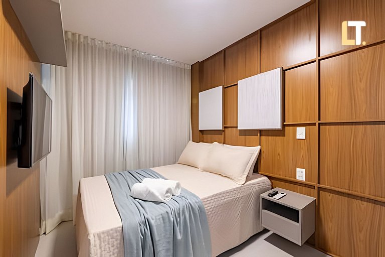 Smart Stay 1114 | Piscina | Academia | Ar na Sala