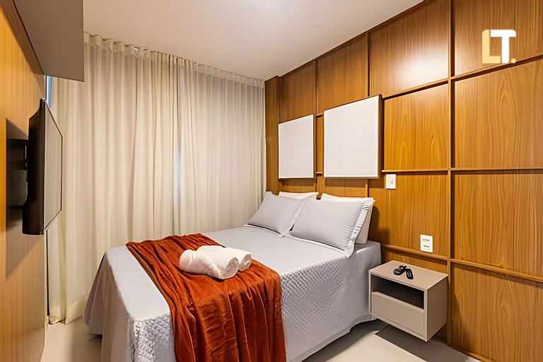 Smart Stay 1214 | Piscina | Academia | Ar na Sala