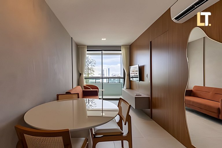 Smart Stay 1214 | Piscina | Academia | Ar na Sala