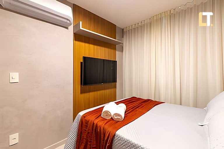 Smart Stay 1214 | Piscina | Academia | Ar na Sala