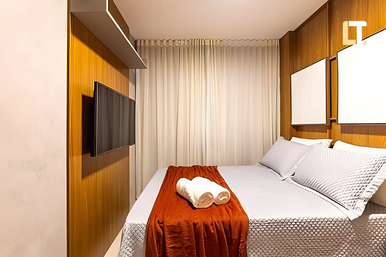 Smart Stay 1214 | Piscina | Academia | Ar na Sala